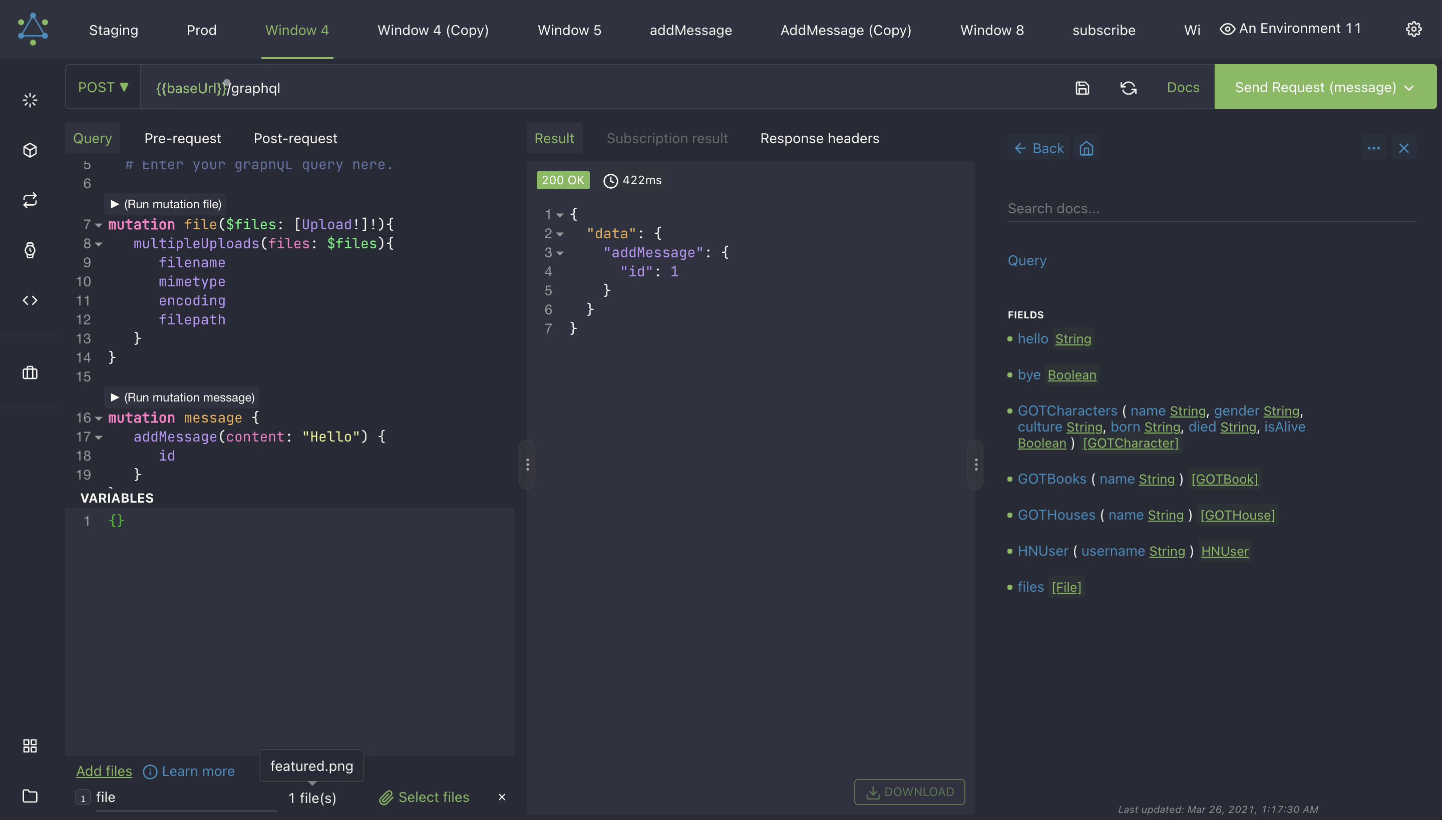 Altair GraphQL IDE