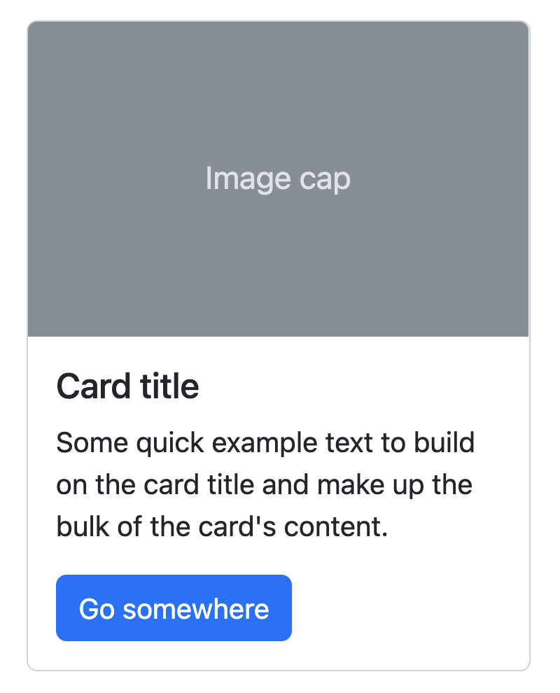 Bootstrap Card component