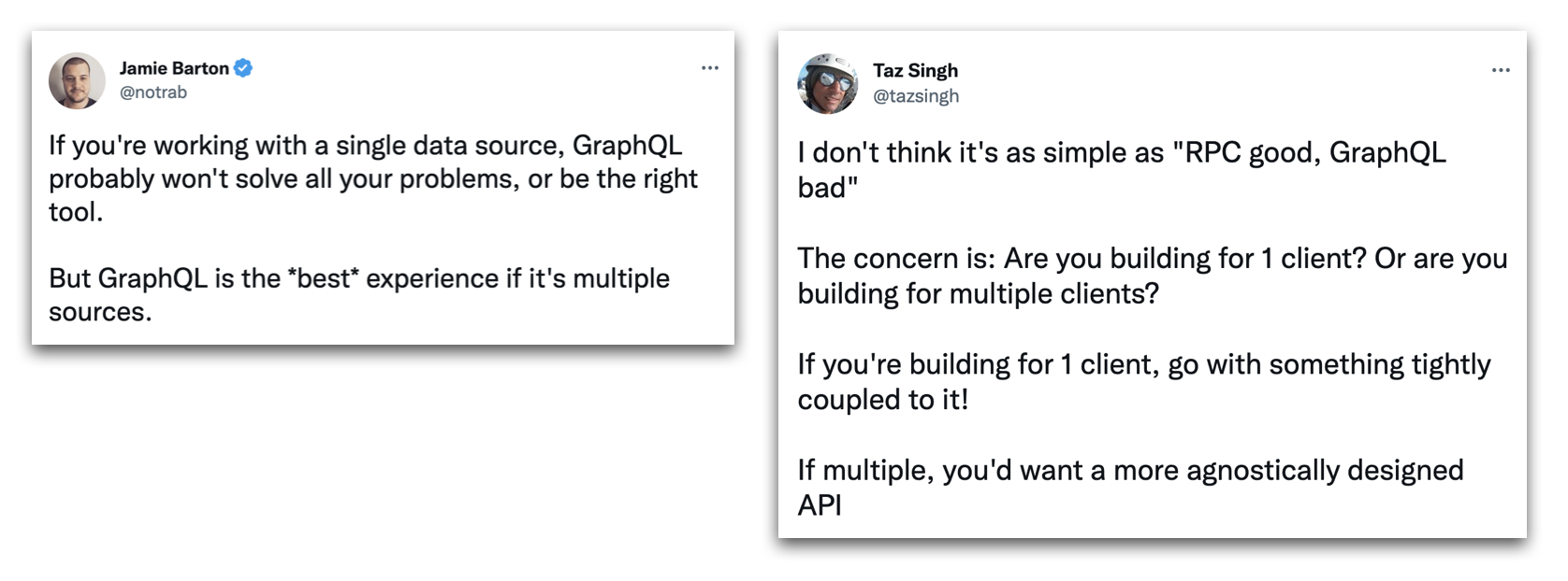 GraphQL versus tRPC on Twitter